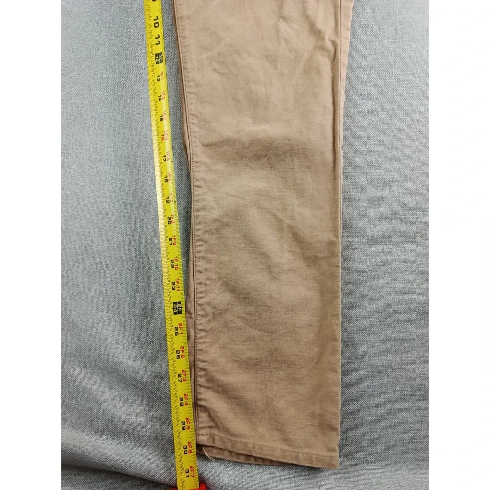 Todd Snyder Pants Mens 33X32 Beige Chino Slim FIt 5 Pocket Italian Moleskin